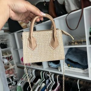 Summer jute mini bag